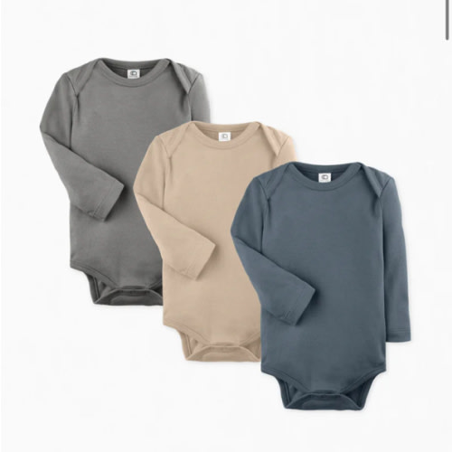3-Pack Classic Long Sleeve Bodysuit Bundle