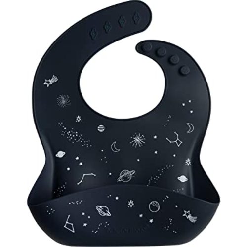 Loulou Lollipop Soft, Waterproof Silicone Feeding Bib for Babies and Toddlers