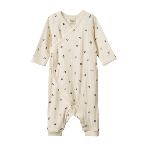 Pointelle Kimono Stretch and Grow