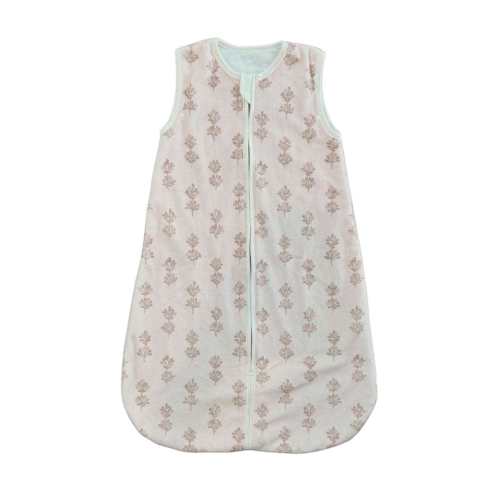 Dusty Blue Gingham Wearable Minky Blanket Sleep Sack