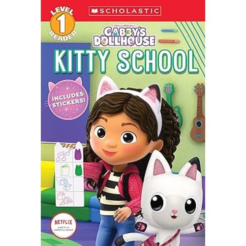 Kitty School (Gabby's Dollhouse: Scholastic Reader, Level 1)