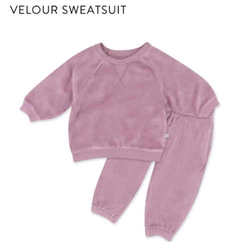 Velour Sweatsuit | Honest Baby Clothing