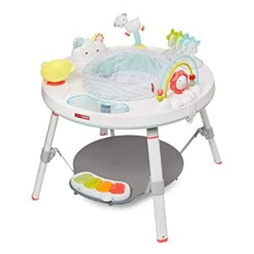 Amazon.com : Skip Hop Baby Activity Center: Interactive Play Center with 3-Stage Grow-with-Me Functionality, 4mo+, Silver Lining Cloud : Baby