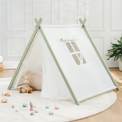 Kids Play Tent By Comfy Cubs - Natural Wood