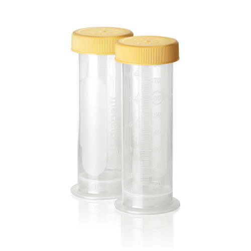 Medela Breast Milk Freezing and Storage Containers, Clear and Yellow, 87061, 12 Pack HSA/FSA Eligible