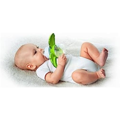 TipMeNot Baby Bottle Learning Tool, Great Teether, No Spilled Milk, No Bottle Propping, No Pacifier, Newborn Infant to Toddler, Tip Me Not Shower Gift