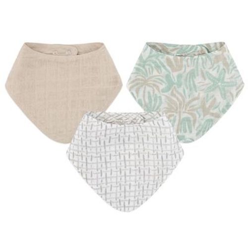 Cove 3-pc. Muslin Baby Bib Set (Beach Life)