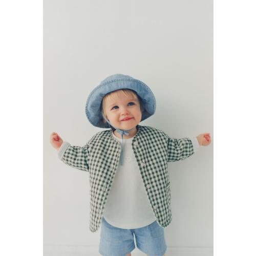 DENIM BUCKET HAT - Mid-blue | ZARA United States