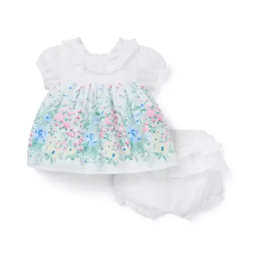 Baby White Floral The Spring Garden Matching Baby Set by Janie and Jack