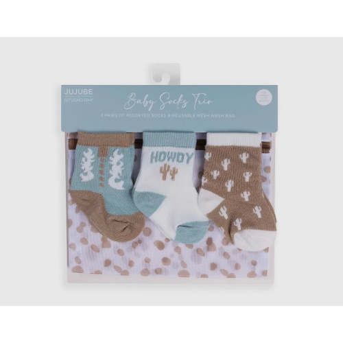 Howdy baby socks set