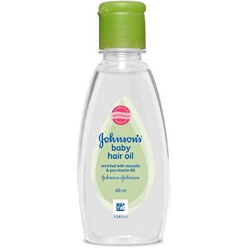 Newborn Johnson'S Baby Hair Oil With Avocado, 60Ml