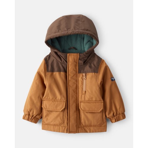 Baby Boy Long-Sleeve Midweight Jacket - Brown - OshKosh | Carter's