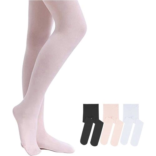 Stelle Girls' Ultra Soft Pro Dance Tight/Ballet Footed Tight (Toddler/Little Kid/Big Kid)