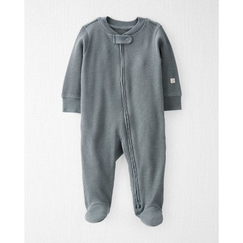 Baby Organic Cotton Waffle Knit Sleep & Play Pajamas - Little Planet | Carter's