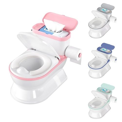 CheerTry Toddler Potty Training Toilet, Larger Potty Chair, Detachable Seat