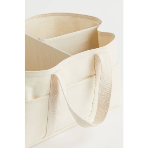 Cotton canvas diaper caddy