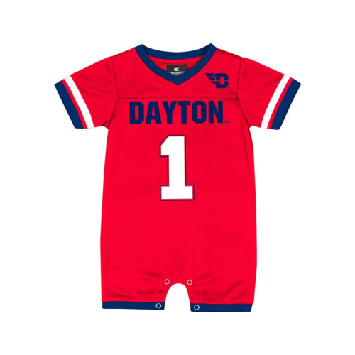 Colosseum Dayton Flyers Baby RED Magical Jersey One Piece