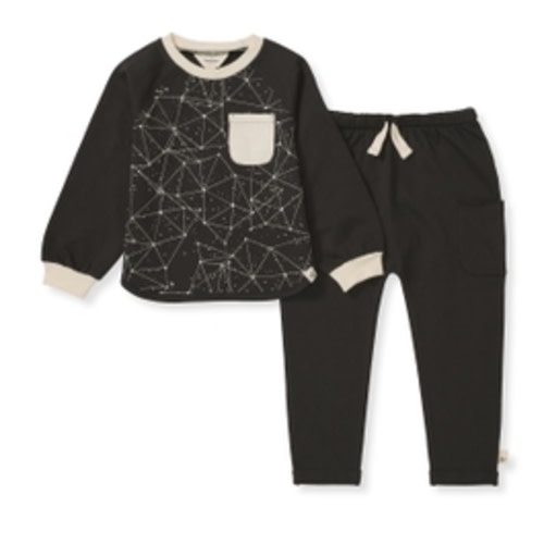 Look Up Organic Baby Boy Shirt and Pants Set