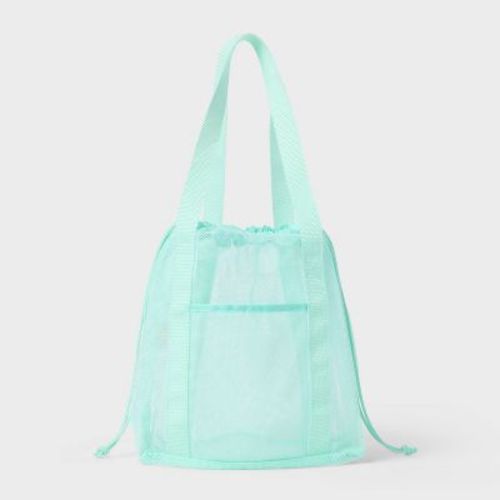 Mesh Drawstring Bag Blue - Sun Squad™