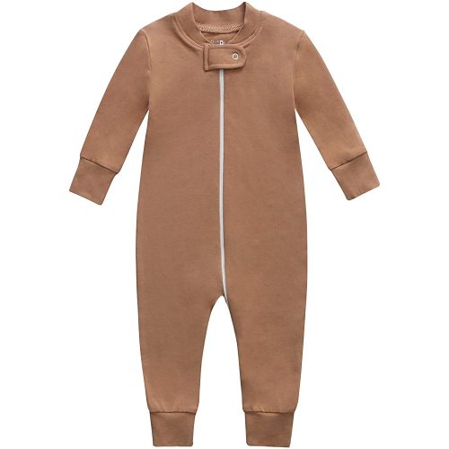 Bamboo Baby Footless Pajamas, Boys and Girls Zip up Sleep and Play, Long-Sleeve Coveralls