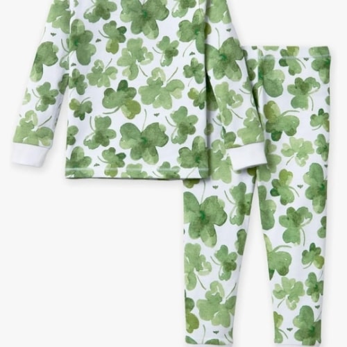 Amazon.com: Burt's Bees Baby Baby Girls' Pajamas, Tee and Pant 2-Piece Pj Set, 100% Organic Cotton, Cutest Clover: Clothing, Shoes & Jewelry