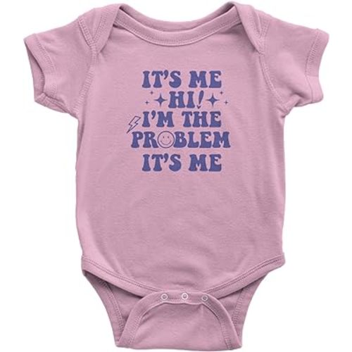 Expression Tees It's Me Hi I'm The Problem Infant One-Piece Bodysuit and Toddler T-shirt