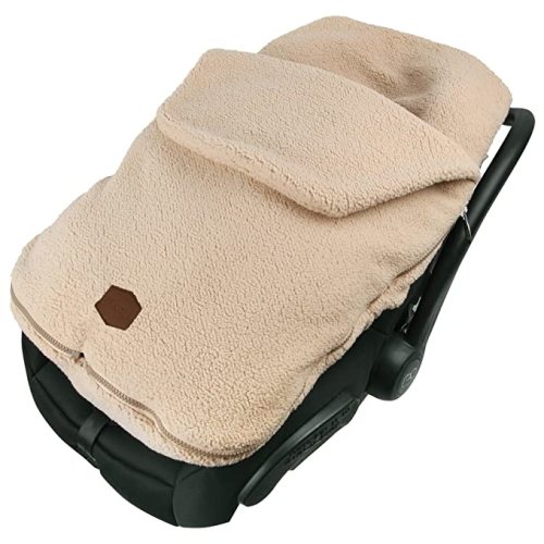 JJ Cole Bundle Me Winter Baby Car Seat Cover and Bunting Bag - Sherpa Lined Infant Car Seat and Baby Carrier Cover - Cozy Winter Baby Car Seat Covers - Original Shearling