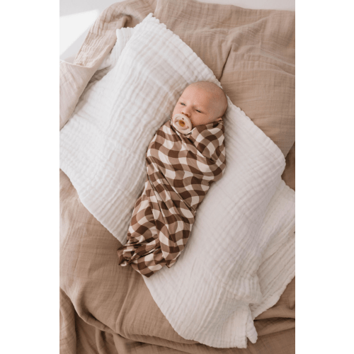 Bamboo Swaddle | Groovy Gingham