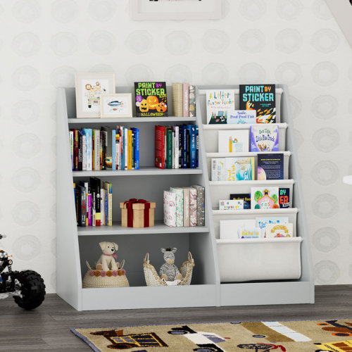 Maggiorina Kids Standard Bookcase, Storage Book Rack, Organizer Cabinet, Book Display