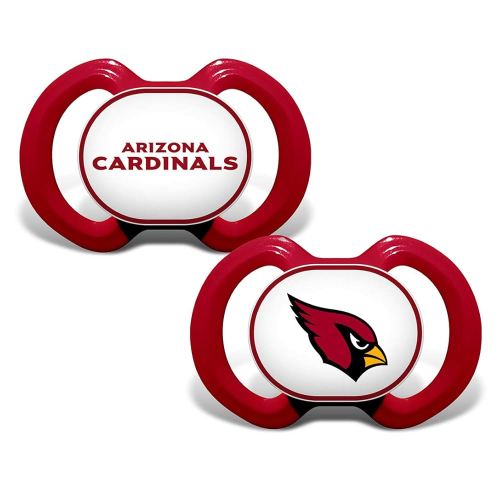 BabyFanatic Pacifier 2-Pack - NFL Arizona Cardinals - Officially Licensed League Gear