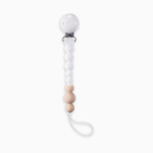 Loulou Lollipop Pacifier Clip - White