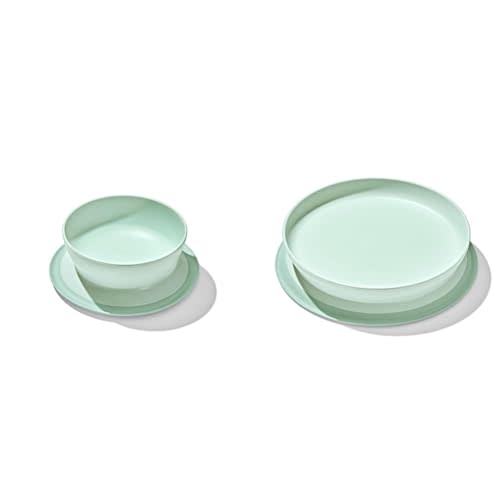 OXO Tot Stick and Stay Suction Bowl and Plate Set - Opal