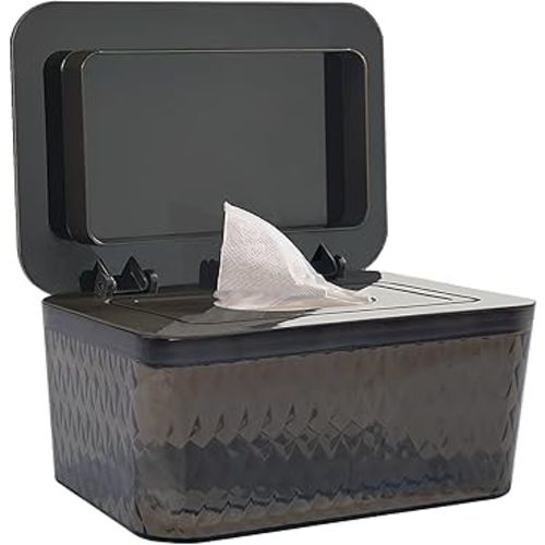 Wet Baby Wipes Dispenser - Large Capacity Wipe Holder Seal-Designed Dust-Proof Wet Wipes Container Keep Diaper Wipes Fresh