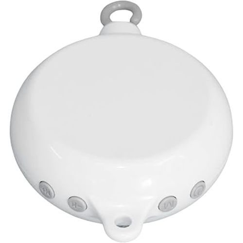 Crib Mobile Motor, Baby Music Box Spinner, Volume Adjustable Control, Plays 35 Tunes, Portable Sound Machine, Musical Mobile Rotary Music Box, Battery Operated (Without Arm)