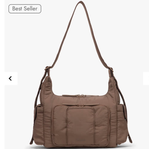 Crossbody Diaper Bag - HAZELNUT