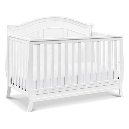 DaVinci Emmett 4-in-1 Convertible Crib, White, Sustainable New Zealand Pinewood, Grows with Baby, Non-Toxic