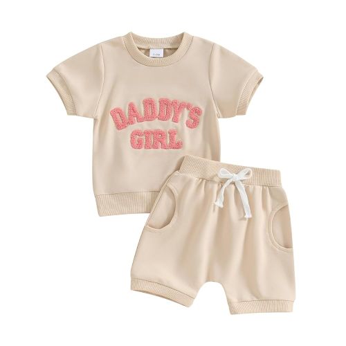 Baby Girl Easter Outfit Toddler T Shirt Shorts 2pcs Set Infant Bunny Matching Suit Newborn Boy Summer Clothes