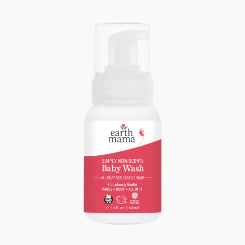 Earth Mama Baby Wash - Simply Non-Scents, 5.3 Fl Oz