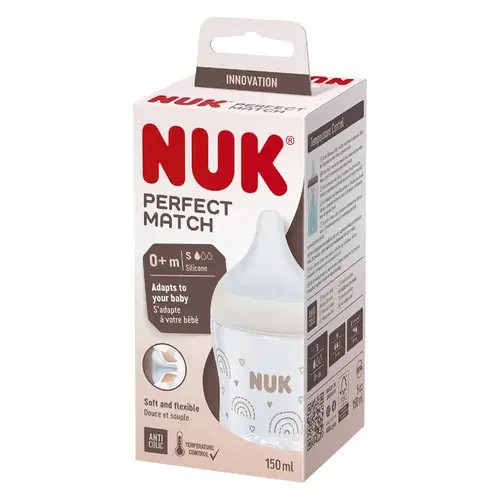 Nuk Perfect Match Pp Bottle 150Ml White | Baby Bunting AU