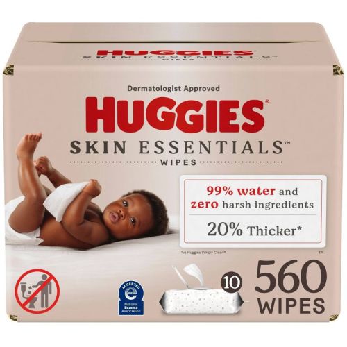 Huggies Skin Essentials Baby Wipes - 560ct/10pk