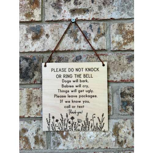 No Soliciting Sign, Protective Dog Sign, Responsive dog Sign, Do Not Disturb Sign, Do Not knock sign, Barking dog sign, Dogs will bark, dog