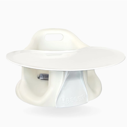 Upseat Baby Floor and Booster Seat with Tray Coconut