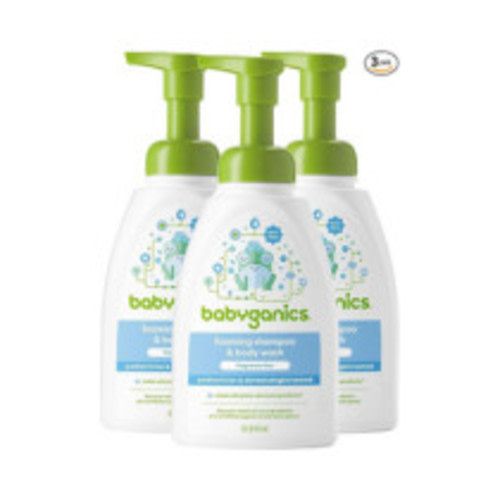 Babyganics Foaming Shampoo and Body Wash, Fragrance Free