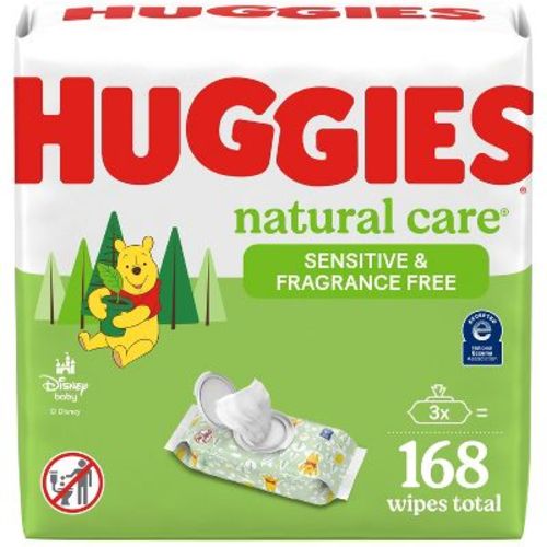 Huggies Natural Care Sensitive Unscented Baby Wipes - 168ct