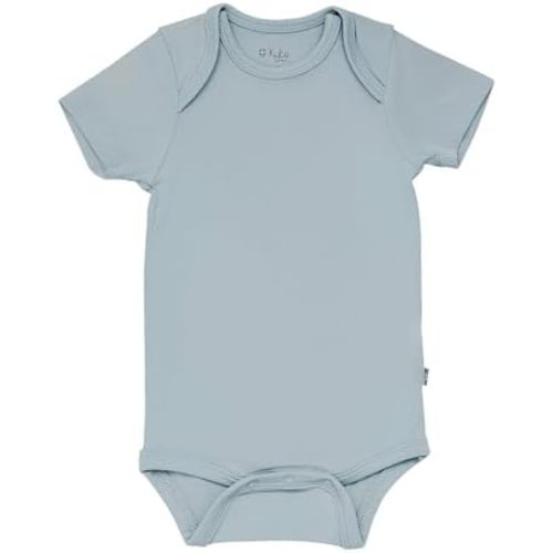 KYTE BABY Short Sleeve Unisex Baby Bodysuits, Rayon Made From Bamboo Material
