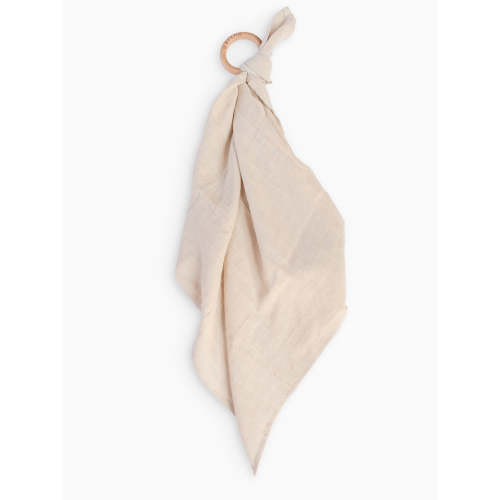 Muslin Lovey Teething Ring