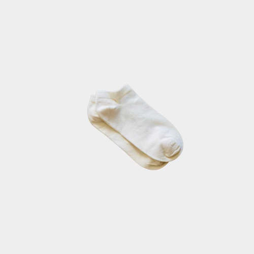Pure (no dye) Kids' Ankle Socks - 98% Organic Cotton