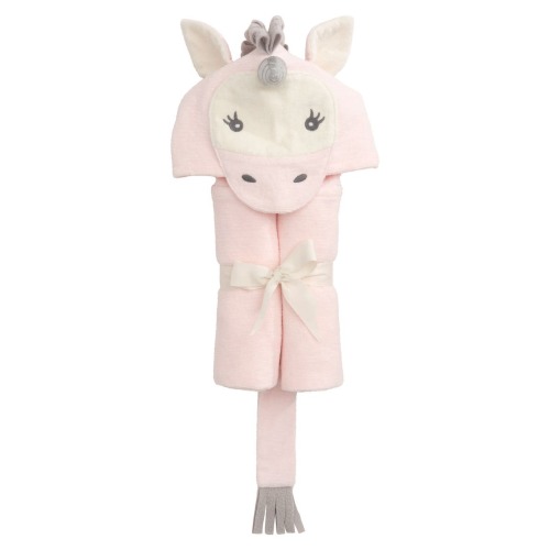 Terry Velour Hooded Unicorn Towel