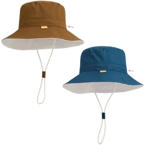 Baby Sun Hat for Boy Toddler Summer Bucket Hat,Kids Sun Protection Beach Cotton Baby Hats