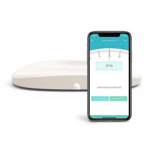 Hatch Grow Smart Changing Pad & Scale, Color: White